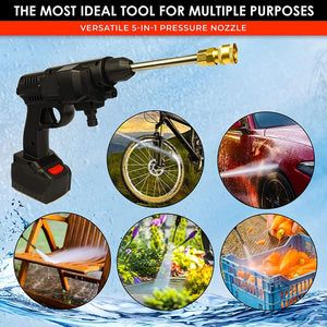 Automatic Cordless Car Wash Spray Gun 48V High Pressure Wireless Foam Jet Washer Rechargeable Lithium Battery Portable Cleaner