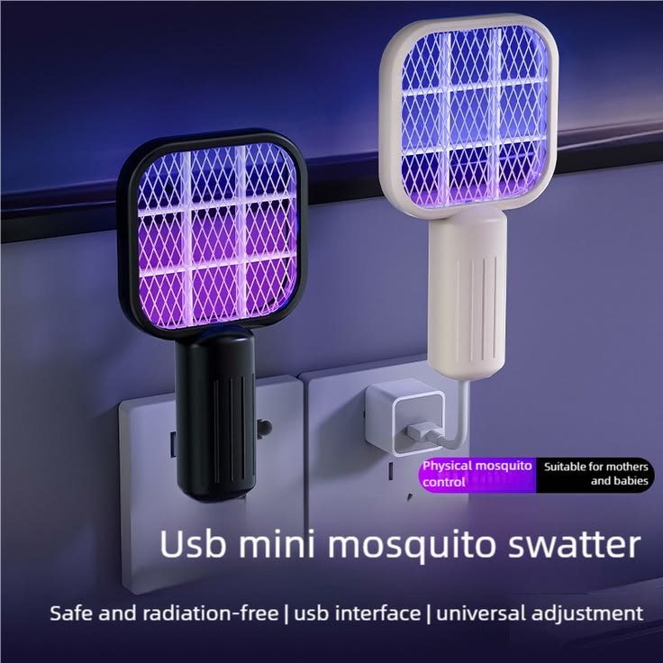 Mini USB Mosquito Killer Lamp – Portable Electric Mosquito Trap, UV Insect Killer Night Light for Home, Silent & Energy Efficient Bug Zapper