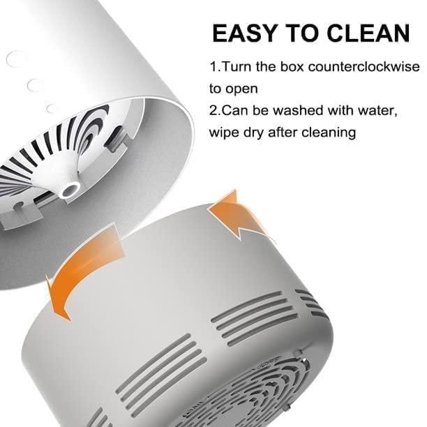 Electric Mosquito Killer Lamp USB UV Insect Trap – Silent Indoor Mosquito Catcher with Powerful Suction, Chemical-Free Bug Zapper for Home, Bedroom & Office